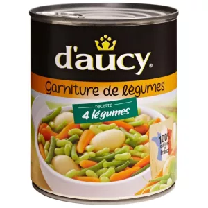 Daucy Garniture de Legumes  510g