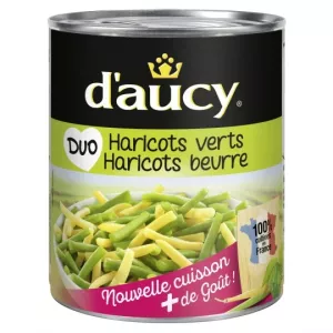 Uitgelekte sperziebonen/boter duo 455g - DAUCY