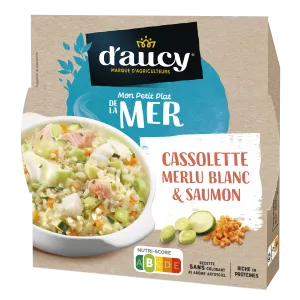 Cash lettes theer blanc saumon, 300g - D'AUCY