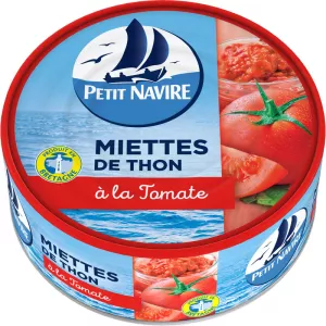 Miettes de Thon Tomate & Herbes de Provence, 250g  - PETIT NAVIRE