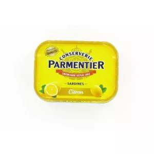 Sardinas con girasol y aceite de limón, 135 g - PARMENTIER