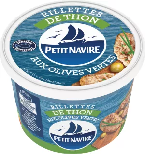 Rillettes di Tonno con Olive Verdi, 125g - PETIT NAVIRE