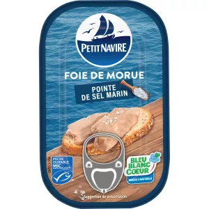 120g Foie Morue Pte Sel Msc Pn