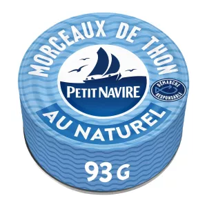 Natural tuna pieces 93g - Petit Navire