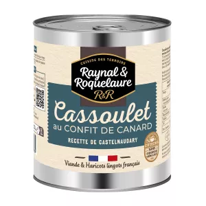 Plat cuisiné cassoulet de castelnaudary au confit de canard 840g - RAYNAL ET ROQUELAURE