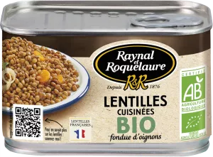 Lentil Cooked Organic Onion 400g