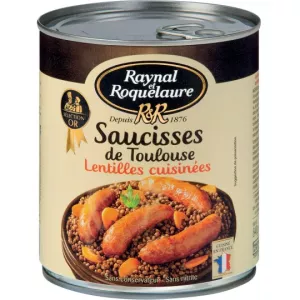 Salsichas de Lentilha Cozida, 840g - RAYNAL ET ROQUELAURE