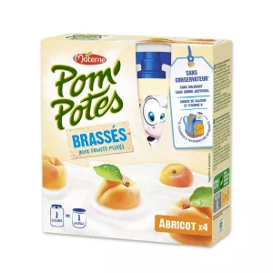 Gerührte Aprikosenkürbisse 4x85g - POM' POTES