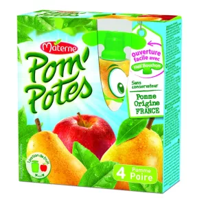 Appel-/perencompote 4x90g - POM POTES
