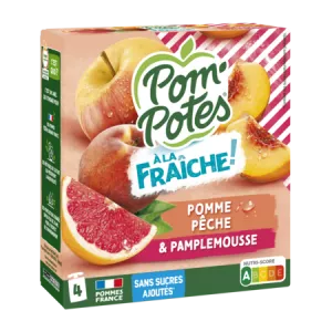 4x90g pp pp pomme sin pamplemou - POM' POTES