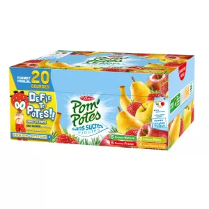 كومبوت متعدد الأصناف 20x90 جرام - POM' POTES