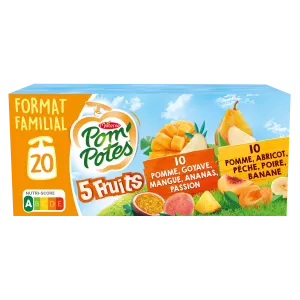 Compotes 5 Yellow Fruits 20x90g - POM' POTES