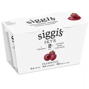Skyrframboos 2x140g - Siggi's
