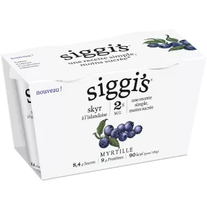 Skyr Blueberry 2x140g - Siggi's