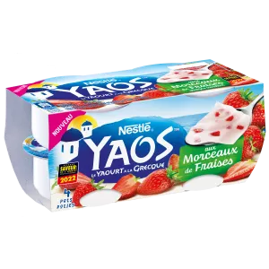 Iogurte Grego Com Pedaços De Morango 4x125g - NestlÉ