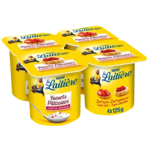 4x125g Pat Red Fruit Dairy - LA LAITIÈRE