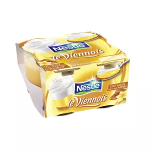 Vainilla de Liégeois sobre lecho de caramelo vienés 4x100g - NESTLÉ
