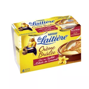 Joghurt Creme Brulée La Laitière 4x100g - NESTLE