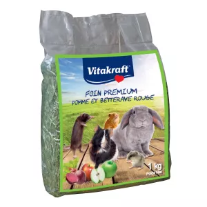 Heno para Roedores con Manzana y Remolacha 1kg - Vitakraft