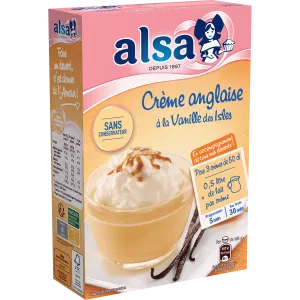 Preparação de sobremesa de creme de baunilha 300g - ALSA