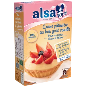 Preparação de sobremesa de creme pasteleiro 390g - ALSA