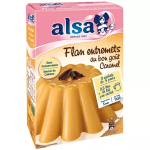 Preparação de pudim Sobremesas com bom sabor de caramelo 180g - ALSA