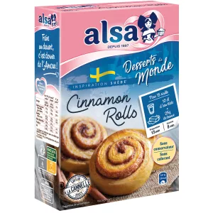 Préparation cinnamon Rolls 242g - ALSA