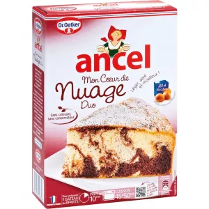Préparation gâteau cœur de nuage duo 450g - ANCEL