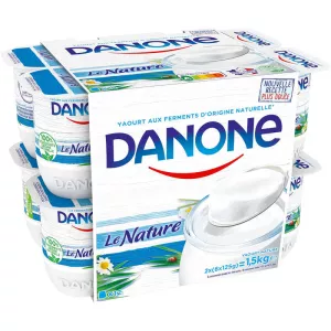 Yaourt Natuur 12x125g - Danone