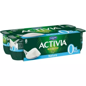 Yaourt nature Activia 0% 8x125g - DANONE