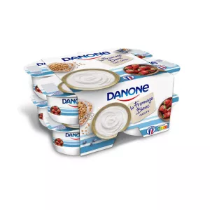 Nature White Cheese 8x100g - Danone