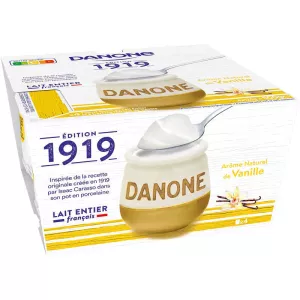 Yrt Lait Entier Vanille 4x125g