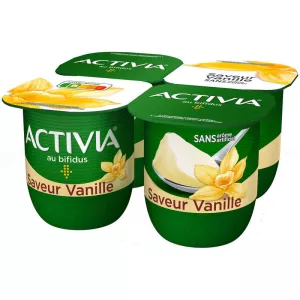 4 Yaourt vainilla bífidus - Activia