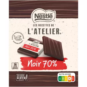 黑巧克力方块 70% - LES RECETTES DE L’ATELIER NESTLÉ