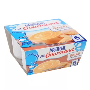 P'tit gourmand gusto biscotto dai 6 mesi 4x100g - NESTLE