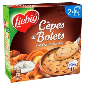 Soupe cèpes et bolets 2x30cl - LIEBIG