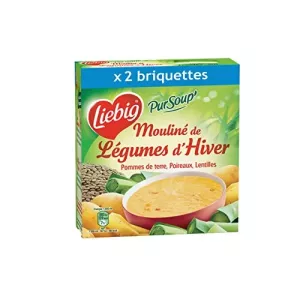 Vegetales de invierno de sopa Moulinée, 2x30cl -liebig