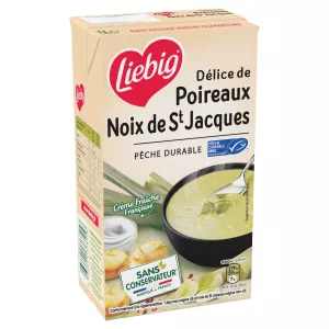 Suppe DeLice de Le Lee Nüsse von Jakobsmuscheln, 1L -Liebig