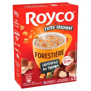 Soupe Déshydratée Forestière Et Croutons Au Thym X3 - Royco