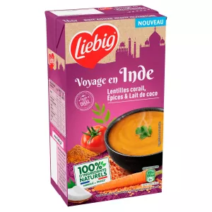 Súp Rau Củ Du Lịch Ấn Độ Đậu Lăng Đỏ, Gia Vị Và Nước Dừa 1l - Liebig
