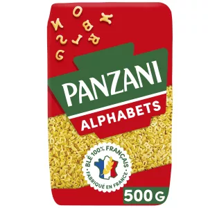 Pâtes Alphabets, 500g - PANZANI
