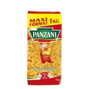 Macarrão Cotovelo Listrado, 1kg - PANZANI