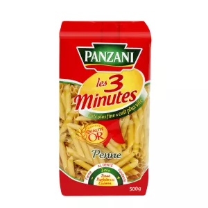 Massa Penne Les 3 minutos 500g - PANZANI
