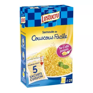 Cuscuz fácil 5x100g - LUSTUCRU