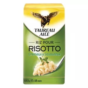 الأرز لـ Risotto 500g - TAUREAU AILE