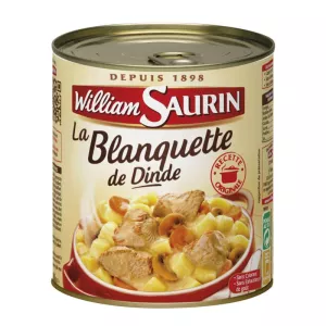 Blanquette de dinde 800g - WILLIAM SAURIN