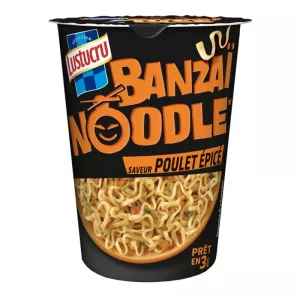 Banzai Noodle au poulet épicé 60g - LUSTUCRU