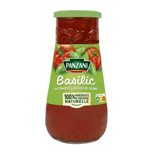 Molho de tomate de manjericão; 600G - PANZANI