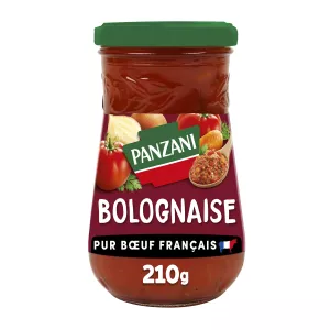 Sauce bolognaise pur bœuf 210g - PANZANI