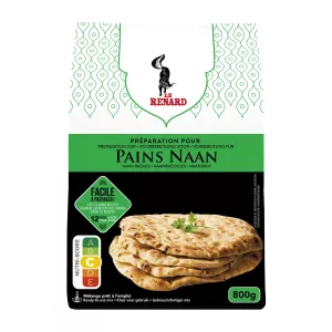 Preparación para cocinar Pan Naan 800g - Le Renard